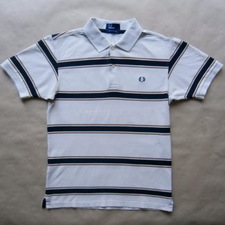 S . Fred Perry. pruhované polo
