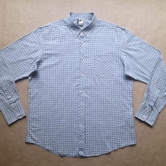 XL . Ben Sherman . modro-šedá kostkovaná košile