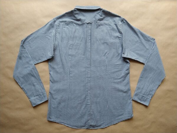 XL . Ben Sherman . modro-bílá kostkovaná gingham košile