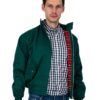 Relco London . tmavě zelená bunda Harrington