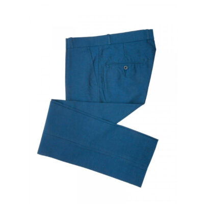 Relco London . modré tonic oblekové kalhoty