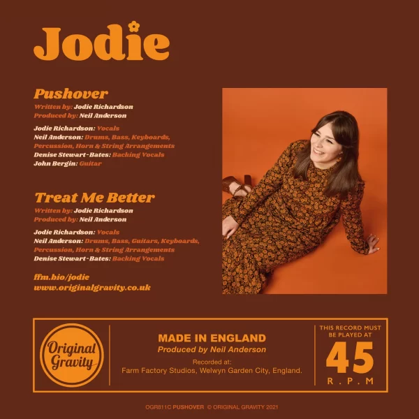 Jodie . Pushover (re-issue) - Image 4