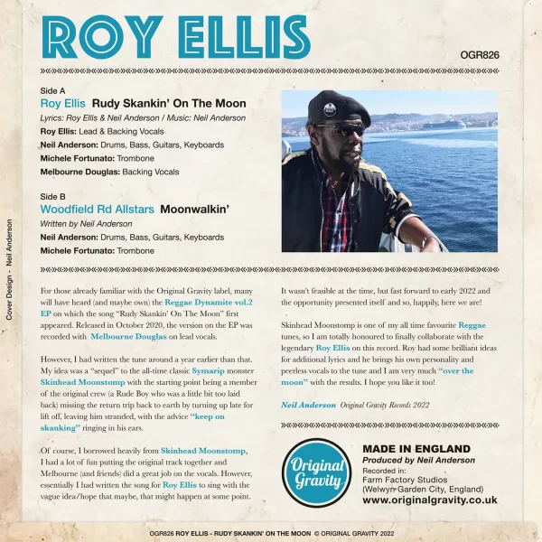 Roy Ellis . Rudy Skankin' On The Moon - Image 4