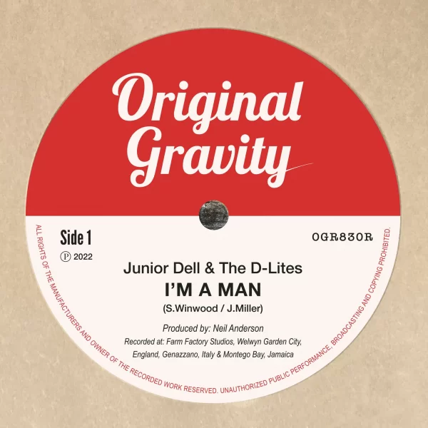 Junior Dell & The D-Lites . I'm A Man (re-issue) - Image 2