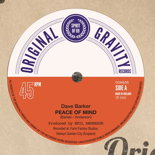 Dave Barker . Peace Of Mind - Image 2